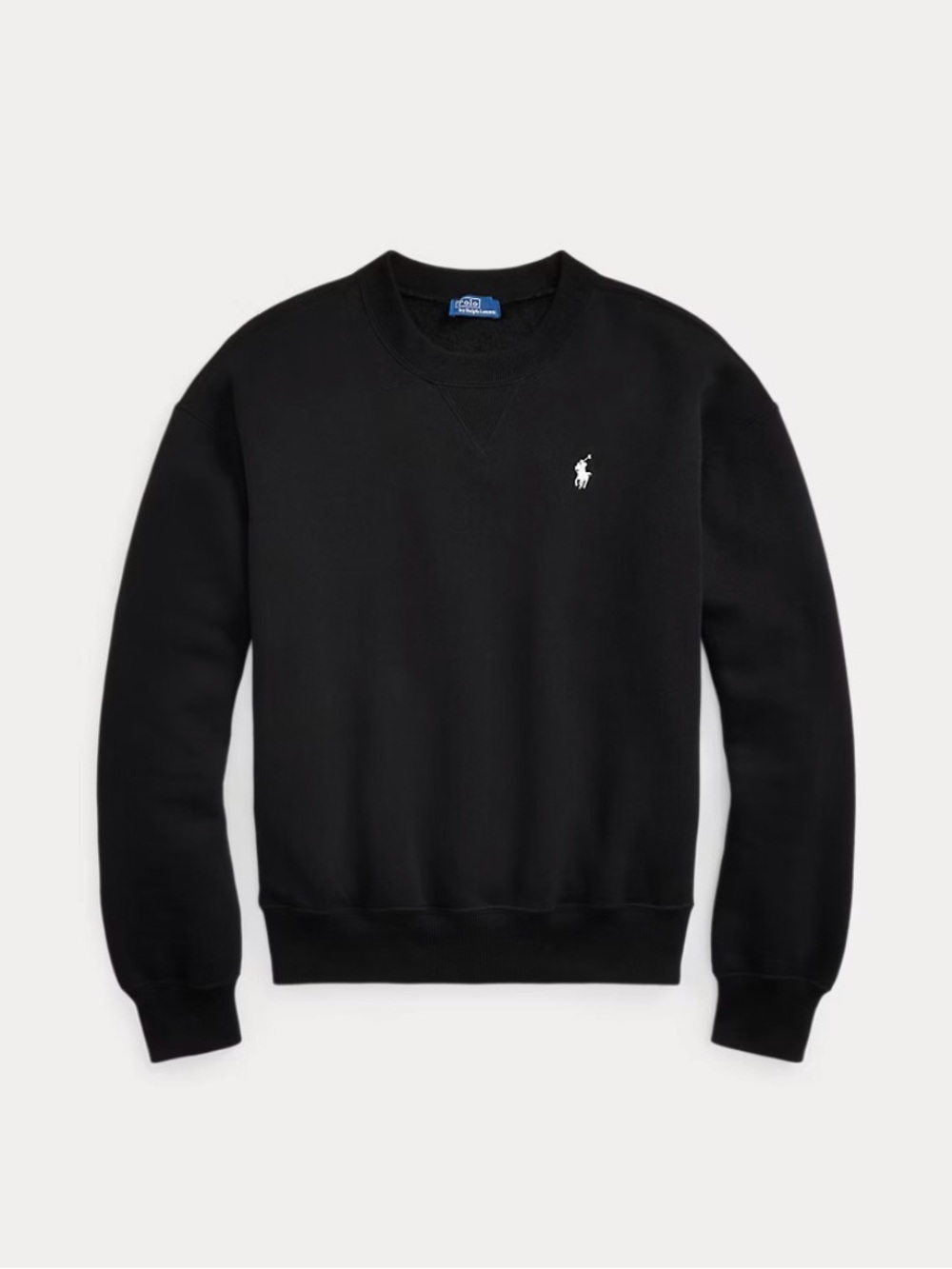 Polo by Ralph Lauren Black Fleece Crewneck Sweatshirt AND Sweatpants- Never Worn - Picture 2 of 8